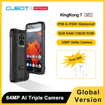 Здрав IP68 IP69K Водоустойчив Celular Cubot KingKong 7 8 + GB 128 GB 64 Mp Тройната Помещение 6,36 
