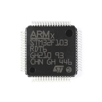 5 бр./лот STM32F103RDT6 LQFP-64, ARM Микроконтролер - MCU 32BIT Cortex M3 H / D от 257 до 512 mb USB /CAN