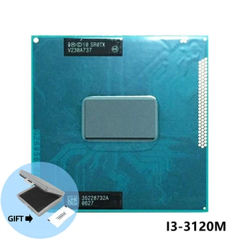 оригиналния cpu Intel Core I3, 3120M за лаптоп Core i3-3120M 3M процесор SR0TX с честота 2,50 Ghz поддържа HM75 HM77 rPGA988B