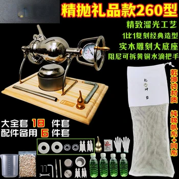 Домакински мини машина за приготвяне на пуканки от неръждаема стомана 304, сервоусилвател на зърна за пуканки домакински
