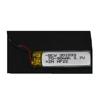 301033 литиево-полимерна батерия Li-po 3,7 90 ма за MP3 слушалки, играчки, Bluetooth-слушалки