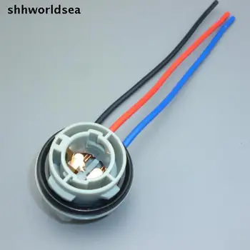 shhworldsea 100шт 1157 led лампа теглене на кабели штекерный конектор кабел за удължаване на кабели