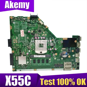 X55C X55VD дънна Платка за лаптоп Asus X55VD X55C X55V дънна Платка SLJ8E REV.2.2 2,1 С 2G RAM Тестова работа на 100%