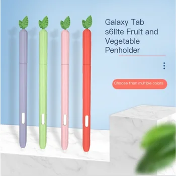 За Samsung Galaxy Tab S6lite, молив случай, колоритен чанта за писалки, нескользящая защита, силиконов ръкав, дебели умни cartoony калъф