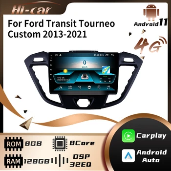 2 Din Carplay Стерео за Ford Transit Tourneo Custom 2013-2021 Радиото в автомобила Android Мултимедиен Плейър на Екрана на Главното Устройство за Навигация