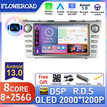 Android Auto 4G LTE DSP Авто Радио Мултимедиен Плейър GPS Навигация Екран Carplay За Toyota Camry 2006 2007 2008 2009 2010 2011
