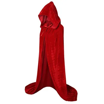 2023 Модерен обикновен дъждобран с качулка за Хелоуин, женски маскировочное вечерна рокля, загадъчна рокля, рокля в пода Blusa