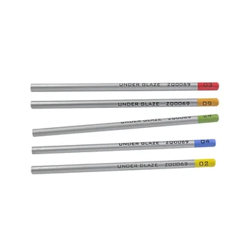 5 бр. подглазурные моливи за керамика за декориране на разтопен стъкло и под глазура A