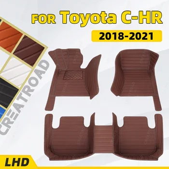 Обичай Автомобилни Стелки За Toyota C-HR Негибридные 2018 2019 2020 2021 Авто Накладки За Краката Авто Килим Аксесоари За Интериора