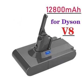 100% Оригинална Батерия DysonV8 12800 ма 21,6 за Дайсън V8 Абсолютен/Космати/Животински Литиево-йонна акумулаторна Прахосмукачка акумулаторна Батерия