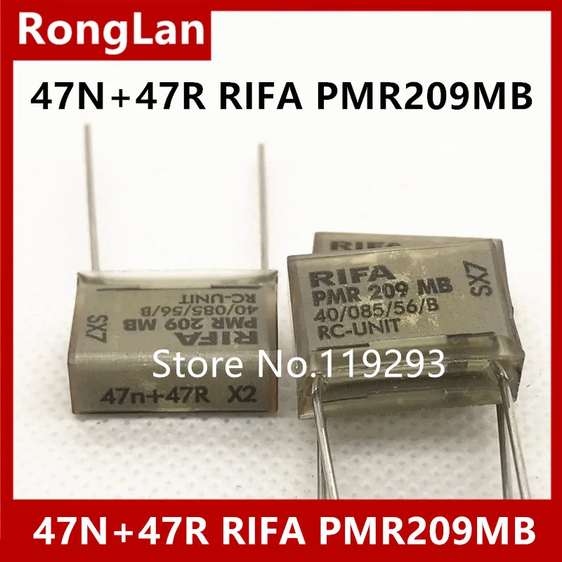 [БЕЛА] Капацитет 47n + 47R X2 47N + 100R X2 кондензатор RIFA PMR 209 MB кондензатор 47N 250V-3 бр./лот0