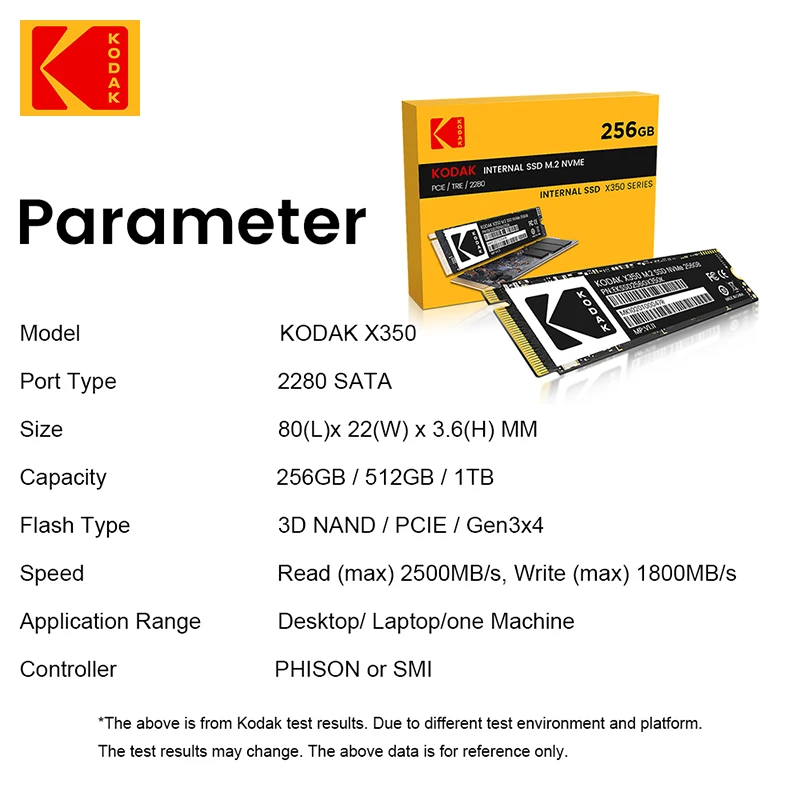100% Kodak M. 2 2280 SSD, 512 GB И 1 TB 256 GB SSD Твърд Диск M2 Ssd M. 2 NVMe PCIe SSD Вътрешен Твърд Диск За Десктоп, лаптоп MSI5