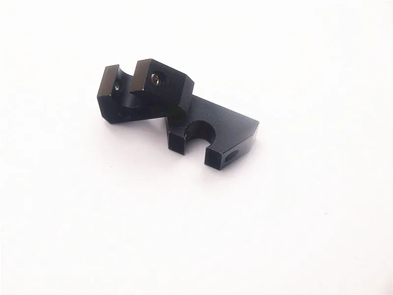 Funssor 4 бр. черен анодизиран алуминиев Y-образен държач за детайли 3D принтер Prusa i3 MK3, метален 8 мм, елегантен притежателят на пръчката0