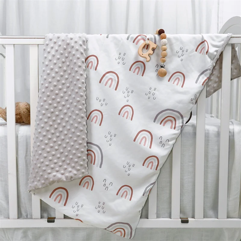 Детско одеало и пеленание за новородено, топло меко флисовое одеяло, зимен комплект спално бельо с анимационни герои, унисекс, детско спално бельо, пеленальная обвивка0