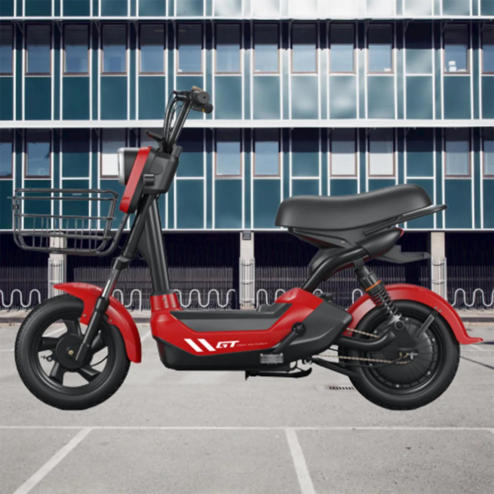Електрически мотоциклет за възрастни, електрически автомобил, литиева батерия с преносим вакуум гума за лесен път, вместо пеша3