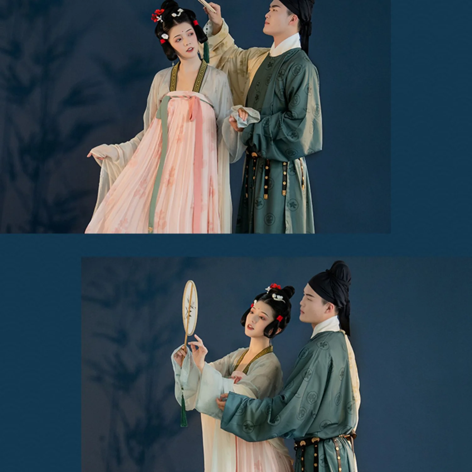 Рокля принцеса на династия Тан Hanfu Lady, китайска автентична оригинална пролетна фея, пълен комплект елегантен костюм с принтом супер феите2