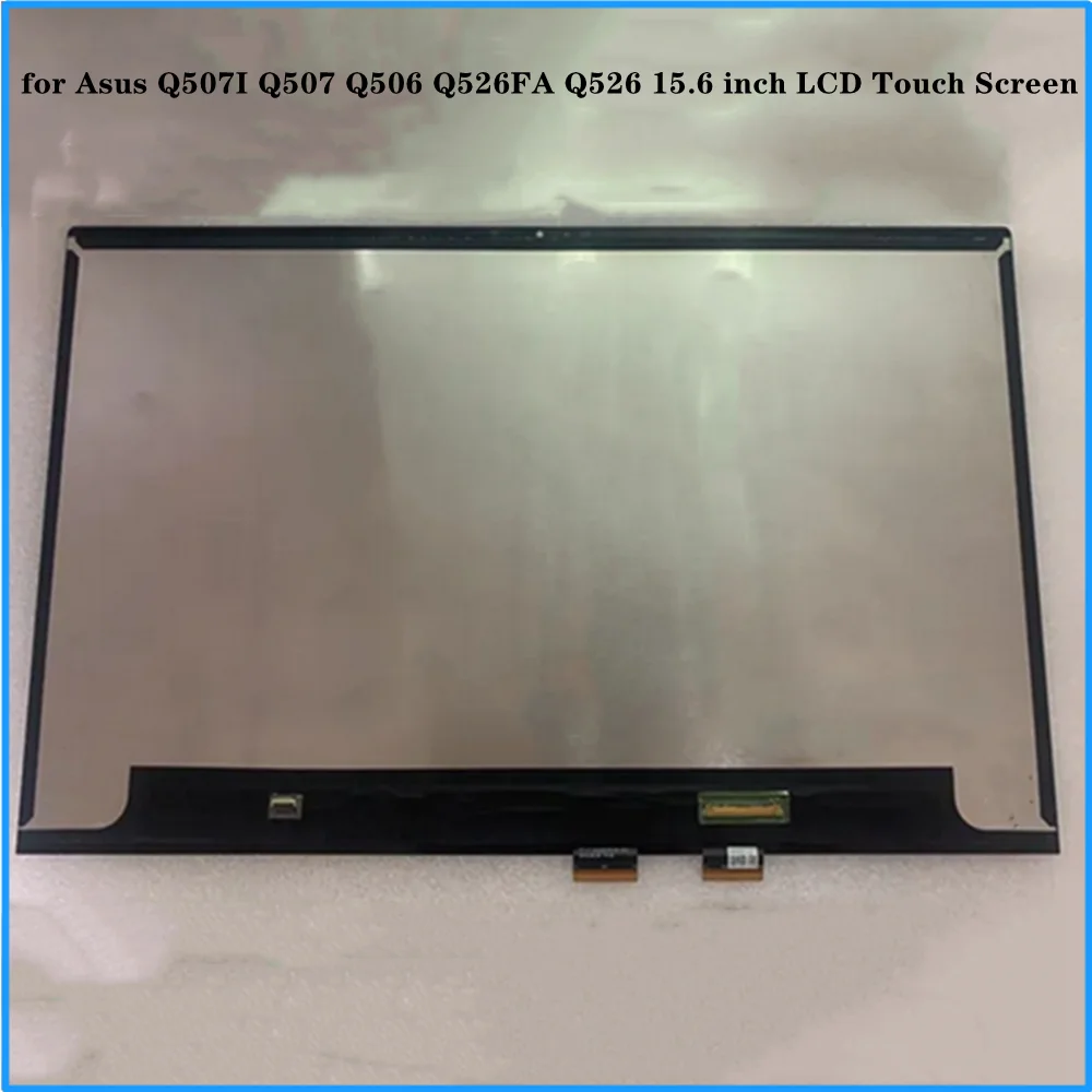 за Asus Q507I Q507 Q506 Q526FA Q526 15.6-инчов LCD Сензорен Екран В Събирането на Дисплей на Лаптоп Горната Част FHD 1920x1080 30 контакти3