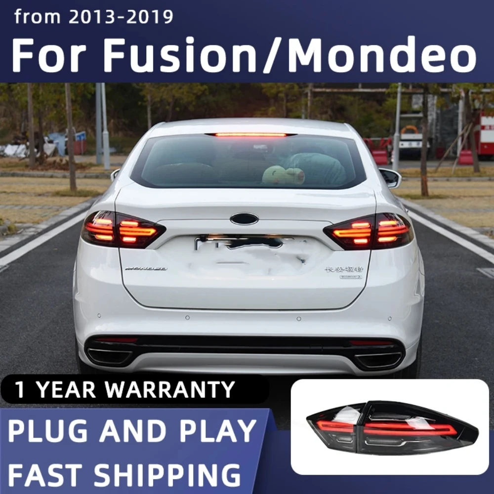 Аксесоари за led задни светлини Plug And Play за Ford Fusion 2013-2019 Mondeo, led стоп-сигнал, автомобилни led задни светлини в събирането на1