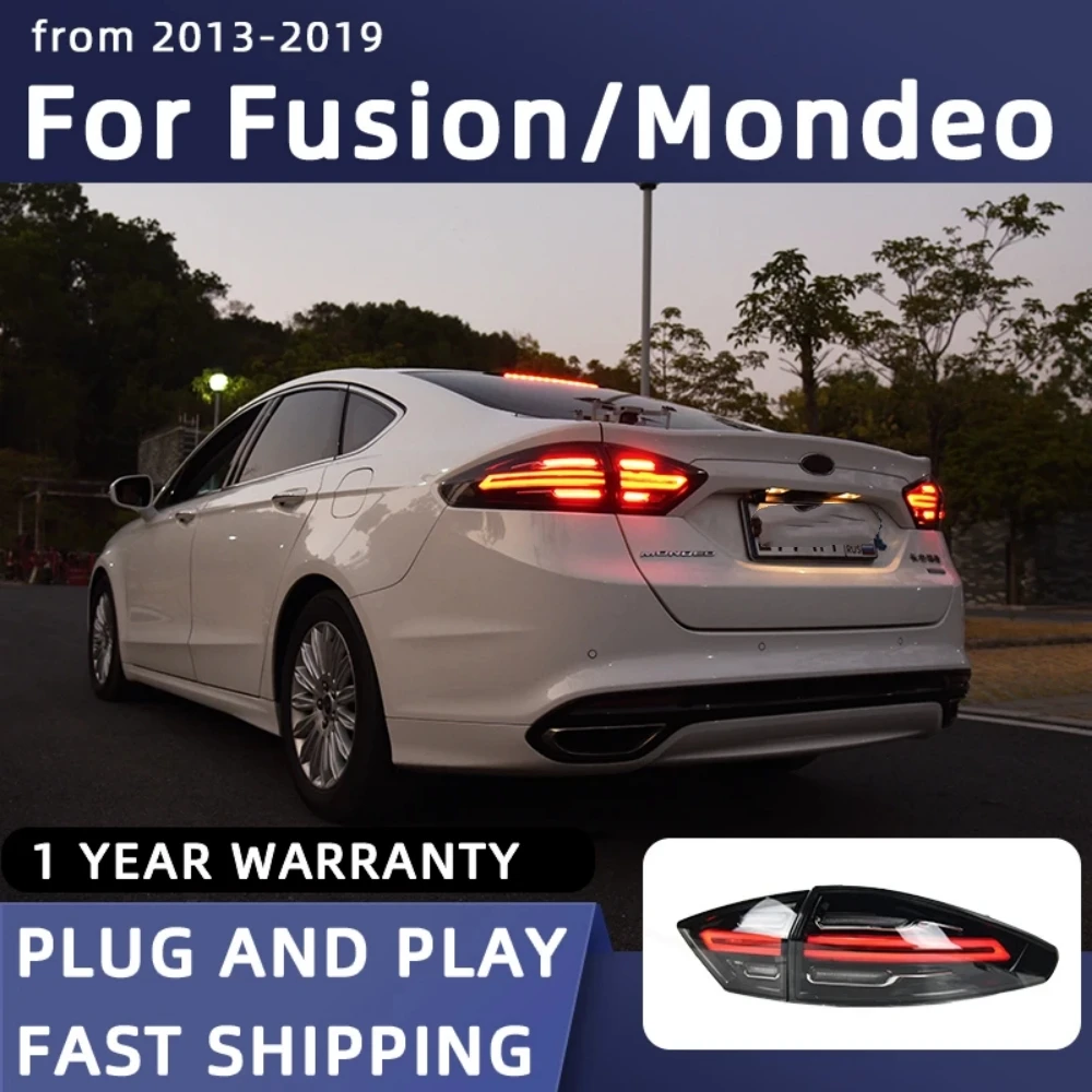 Аксесоари за led задни светлини Plug And Play за Ford Fusion 2013-2019 Mondeo, led стоп-сигнал, автомобилни led задни светлини в събирането на2