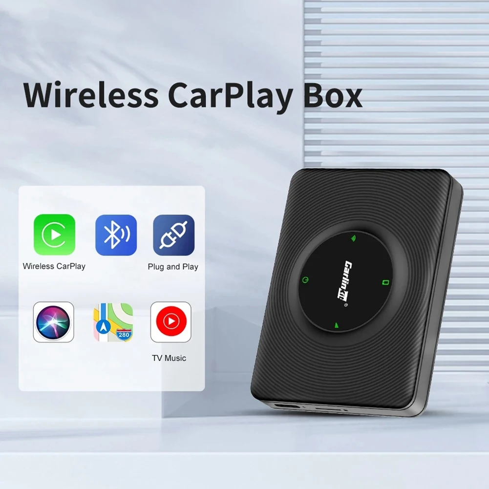 Мини безжична скоростна Carplay WiFi, Bluetooth адаптер за модели 3 // S CarPlay Dongle ОТА Обновяване3