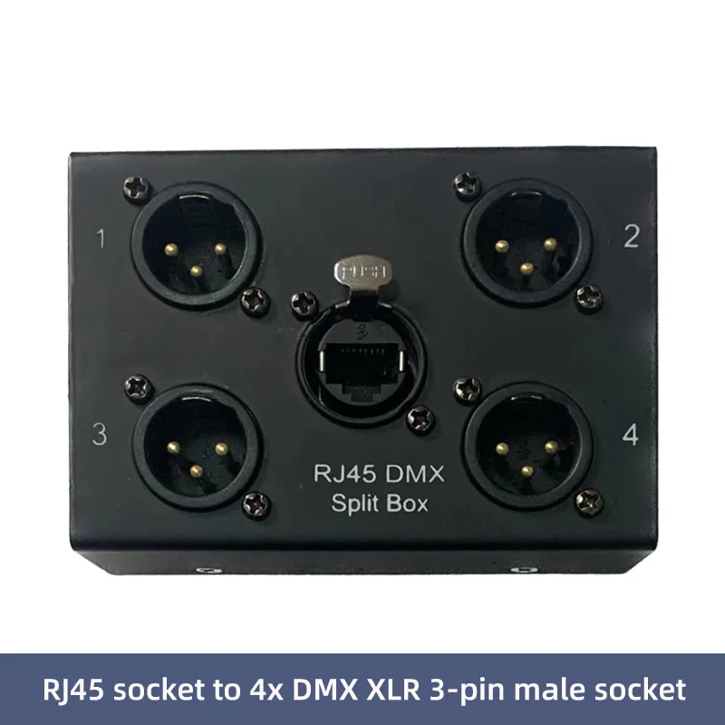 Dmx контролер, Artnet, 4-портов конвертор, разъемная скоростна Rj-45, удобно окабеляване за сателитна осветление и диджейского оборудване0