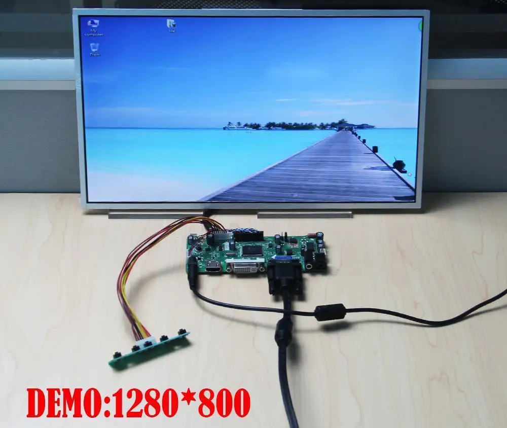 за 40pin LP133WH2 (TL) (M4) 1366X768 панел карти монитор M. NT68676 HDMI-съвместим LCD аудио led DVI VGA драйвер на такси дисплей сам4