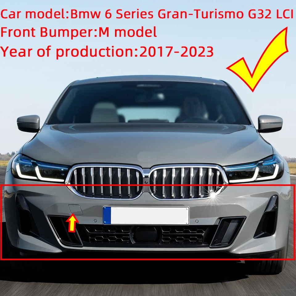 Кука за теглене Предна Броня С Проушиной За BMW 6 Серия GT Gran Turismo M G32 Ирт 2020 2021 2022 2023 Корпус на Ремаркето1