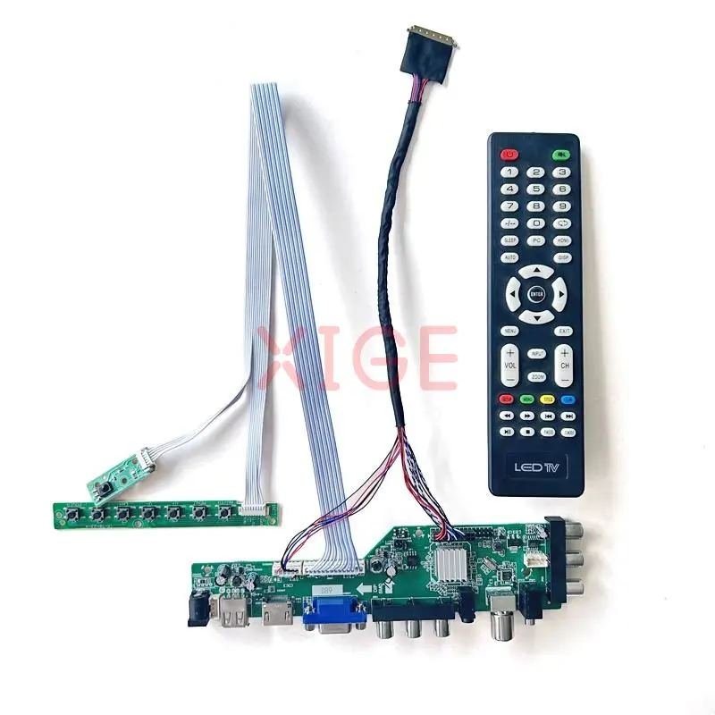 Контрольор карта на водача, Подходящи за LP116WH1 LP116WH2 LP116WH6 40-Пинов комплект LVDS 1366*768 USB + DHMI + VGA + 2AV 11,6
