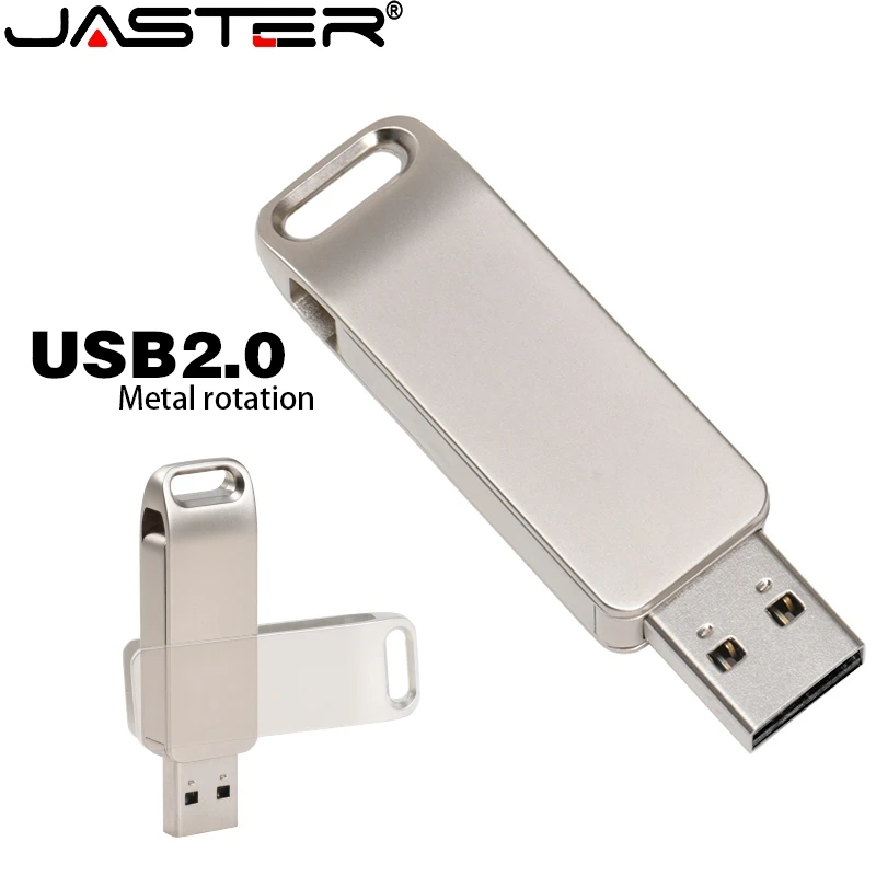 JASTER usb flash USB 2.0 Метална стик personalizado memoria usb 004GB 008GB 016GB 032GB 064GB 128GB usb флаш памет сладко2