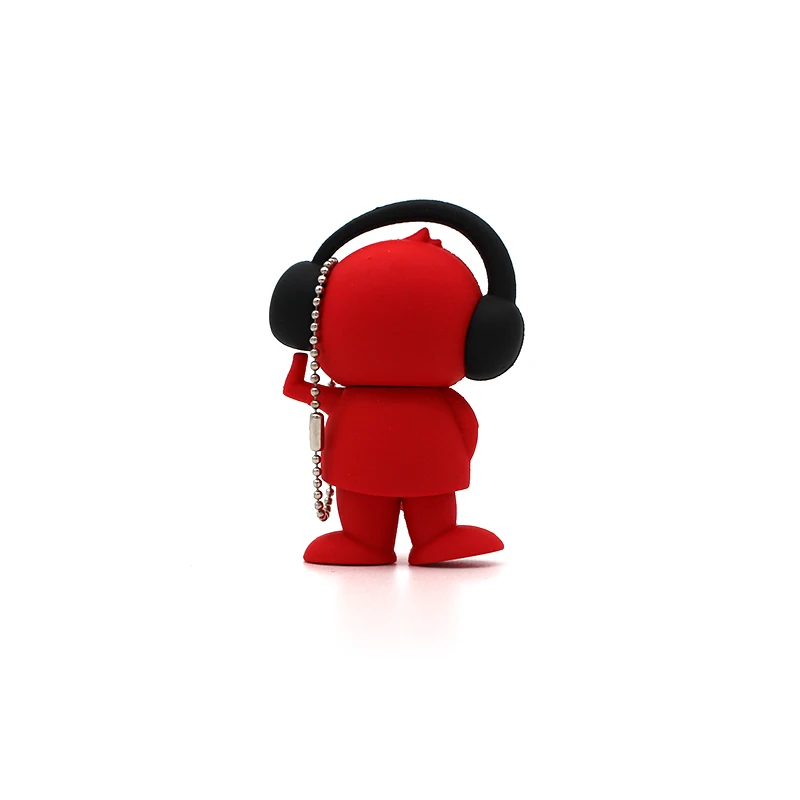 Нов Прием на Red Music Man Memory Stick Стик 4G 8GB 16GB 32GB 64GB Usb Флаш памет Pen Drive Мини-Компютър Подарък Безплатна Доставка2