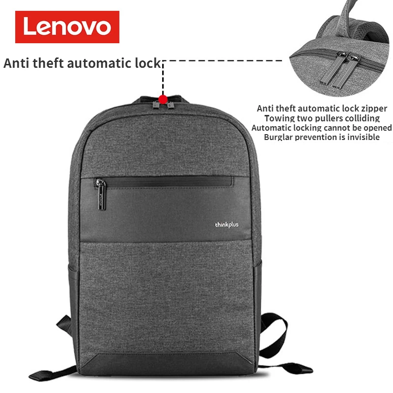 Пътна чанта за съхранение на Lenovo с няколко отделения с голям капацитет, устойчив на износване и надраскване, за ученици и възрастни, раница за лаптоп2