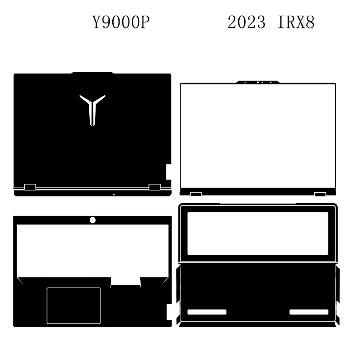 Специална vinyl стикер за лаптоп от въглеродни влакна, етикети върху кожата, защитно покритие за Lenovo Legion Y9000P 2023 16-инчов4