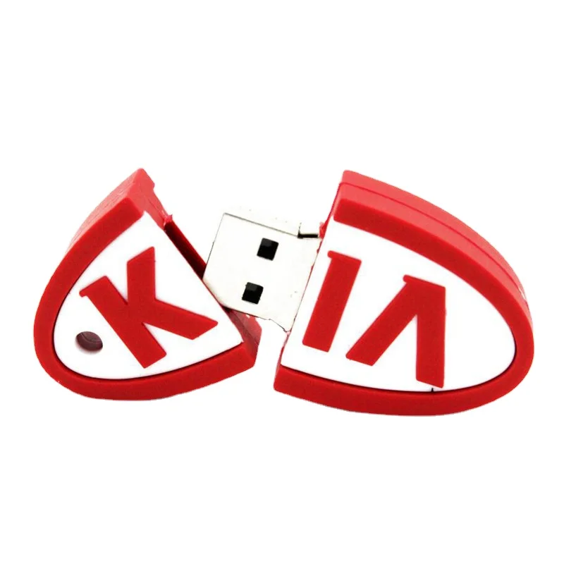 SHANDIAN KIA Pen Drive 64 GB Силикон Автомобилен Ключ USB Флаш памет 32 GB Съраунд Cartoony USB-памет Memory Stick Подарък 16 GB 4 GB 8 GB Карта1