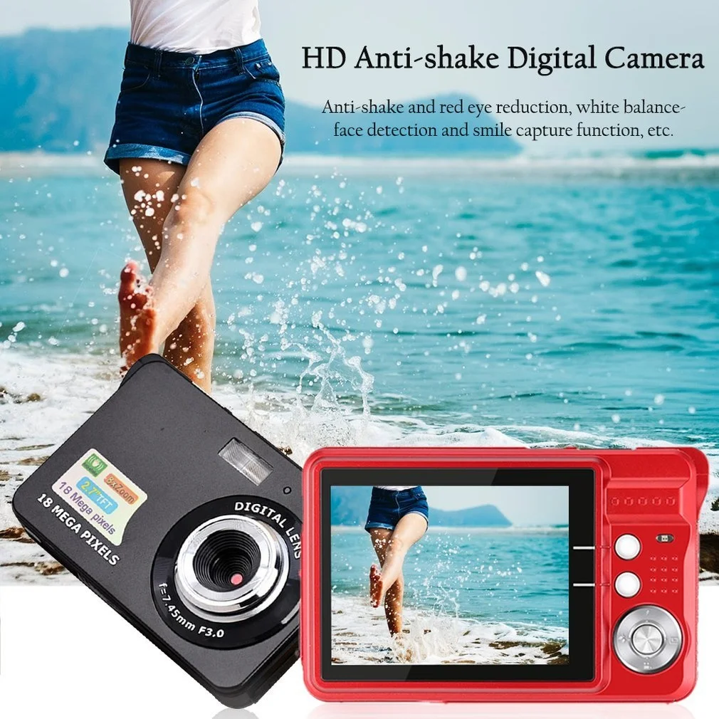 2021 Гореща 2,7-инчов TFT LCD Дисплей 18MP 720 P 8x Цифрово Увеличение HD Камера Anti Shake Видео Камера CMOS Мини Камера Детски Подарък3