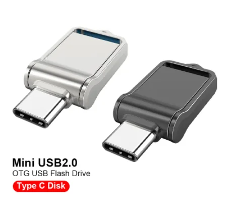 2023 Нов Метален Горещ USB 2.0 Флаш памет Type-c с Памет висока скорост от 128 GB, 256 GB, 512 GB 1000 GB Памет с Голям капацитет USB Флаш памет2