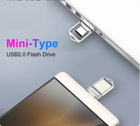 2023 Нов Метален Горещ USB 2.0 Флаш памет Type-c с Памет висока скорост от 128 GB, 256 GB, 512 GB 1000 GB Памет с Голям капацитет USB Флаш памет4