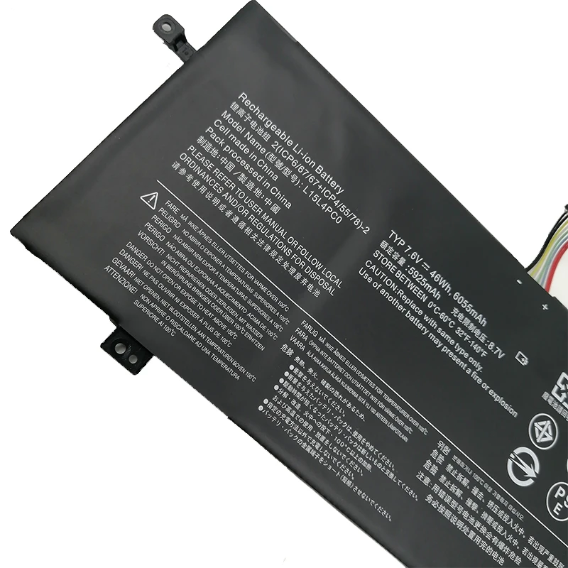 Оригинална батерия за лаптоп Lenovo IdeaPad 710S-13ISK K22-80 Xiaoxin Air 13 L15M4PC0 L15S4PC0 L15L4PC0 7,5 V 46wh1