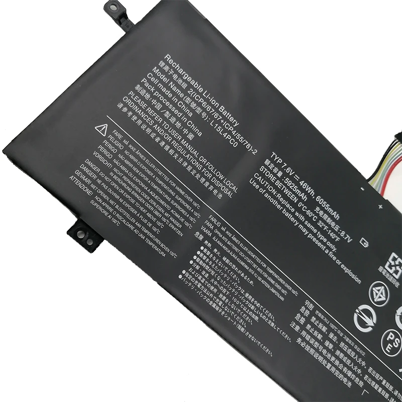Оригинална батерия за лаптоп Lenovo IdeaPad 710S-13ISK K22-80 Xiaoxin Air 13 L15M4PC0 L15S4PC0 L15L4PC0 7,5 V 46wh4