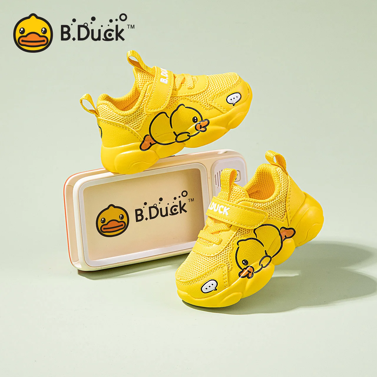 Б. Duck Детски спортни обувки, Модни мрежести дишащи обувки за момчета демисезонные детски улични маратонки за момичета2