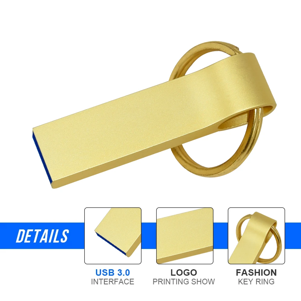 USB 3.0 метален флаш памет 64 GB 128 GB USB-памети 32 GB 16 GB високоскоростен мини usb 3.0 memory stick USB Флаш памет с брелоком1