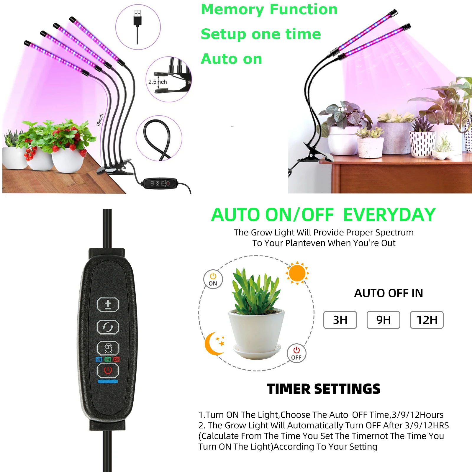 Фитолампа пълна гама от, led лампа за отглеждане на растения, USB за отглеждане на закрито, палатка, домашна фитолампа за разсад на цветя, билки3