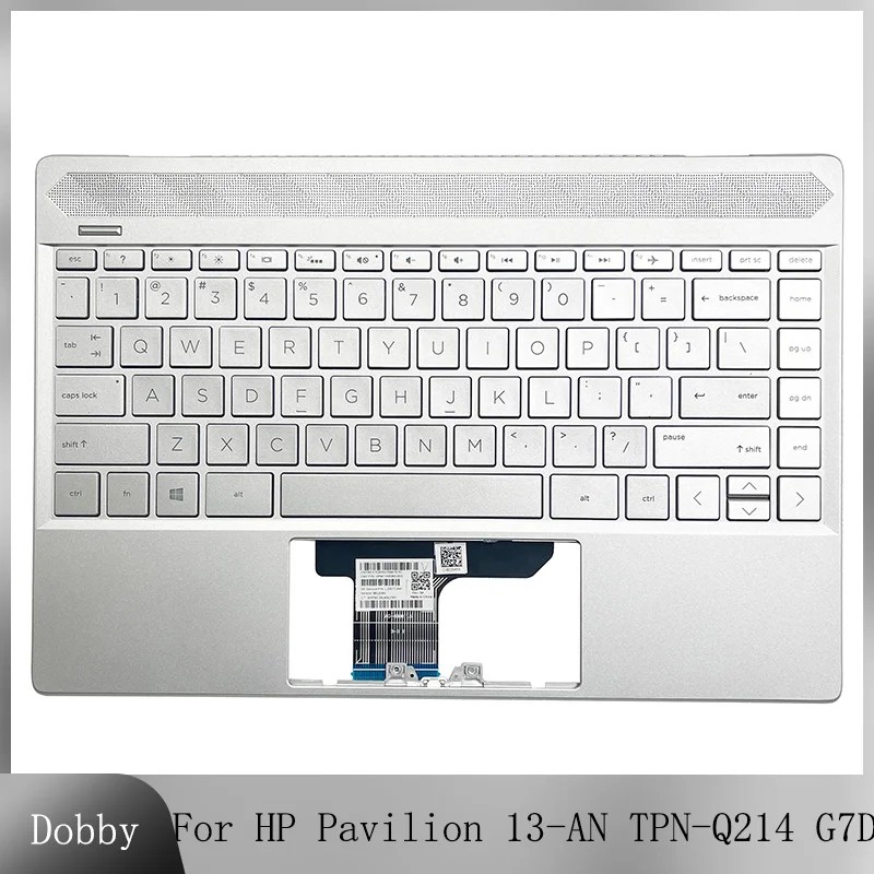 Нов Лаптоп JP US Клавиатура за HP Pavilion 13 13-AN TPN-Q214 G7D Поставка за ръце за лаптоп на Горния Капак L37531-001 L37531-2910